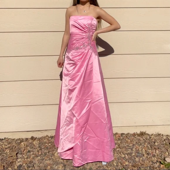 chinese dress ladies AJE Bubble Hem Maxi in Pastel Pink